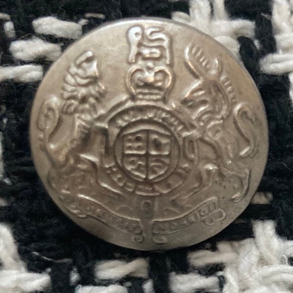 Central  Park West Plaid Black & White  Jacket with Removable Vest Small - Picture 2 of 13